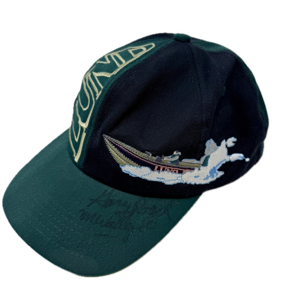 Vintage Lund Boats Hat Gary Roach Mr Walleye Autographed Snapback Fishing Cap